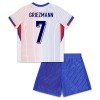 Oficiální Fotbalový Dres Francie Griezmann 7 Hostující ME 2024 pro Děti